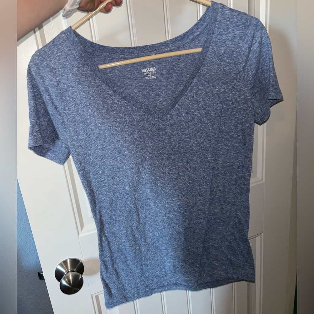 Mossimo Women’s Blue Tee, size medium